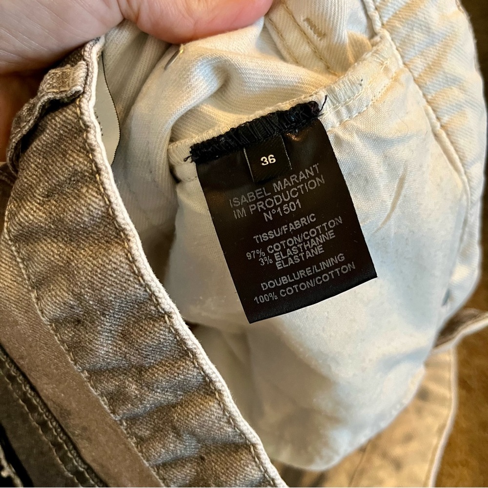 ISABEL MARANT Valone Serge Poliakoff ANTHRACITE Jeans Sz 36 US 4 Very RARE - Picture 11 of 12